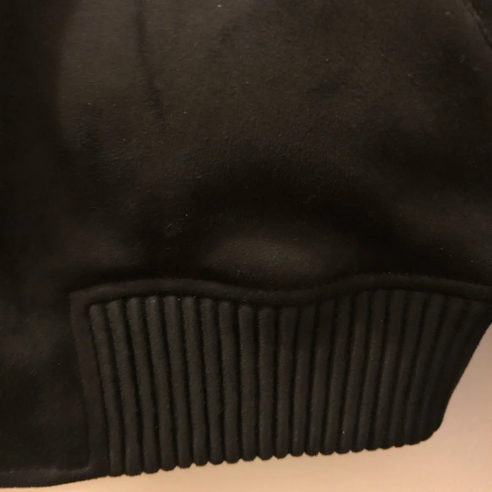 River Island embroidered suedette bomber jacket - Picture 8 of 13